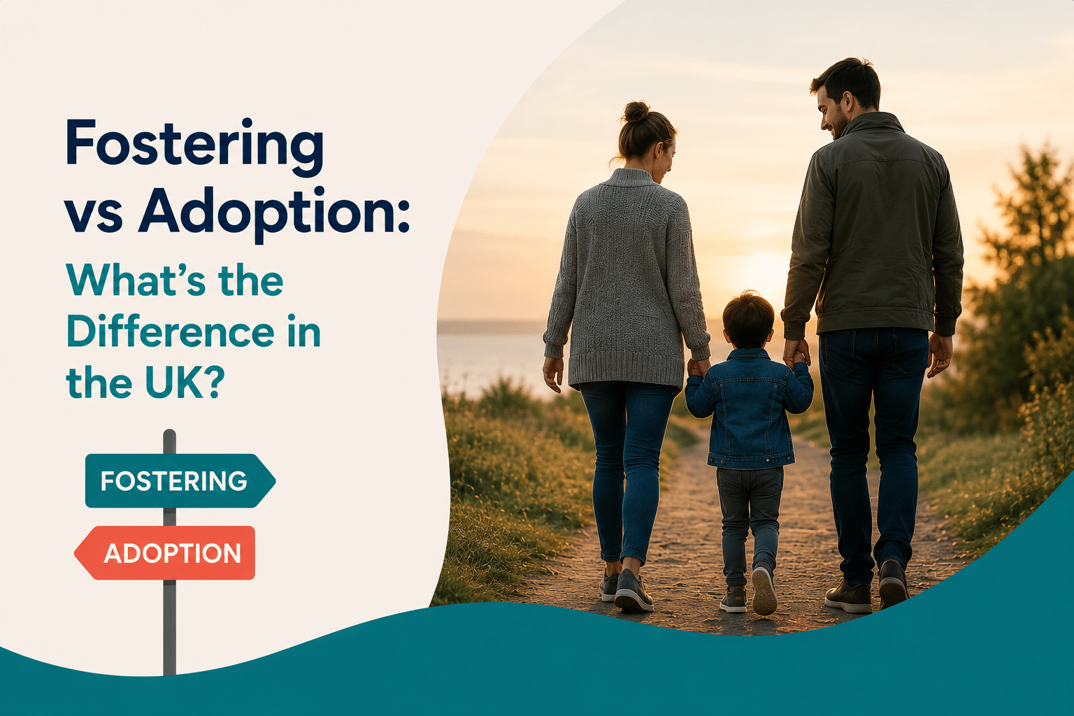 Fostering vs adoption comparison — understanding the difference in the UK